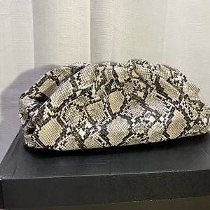 Snakeskin pouch bag dupe